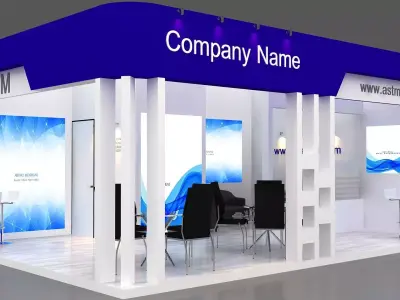 Exhibition 3D model 3D model