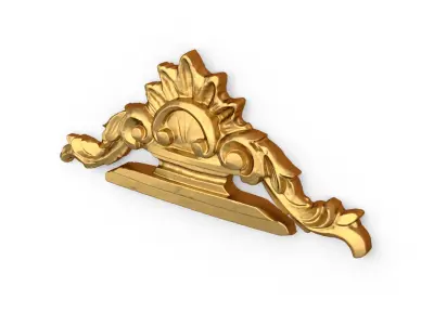 Classic decor ornament carved 22 3D model