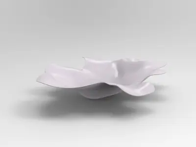 Sheet Vase Low-poly 3D model