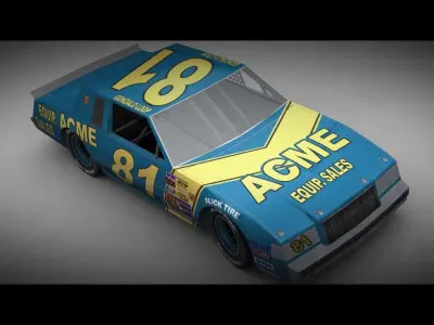 1980s Game Ready Buick Regal Low-poly 3D model