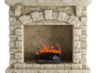 fire place 3D model