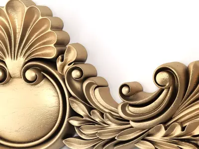 Carved decor 4 3D model
