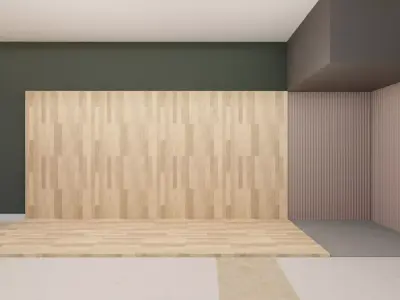 Modern Interior Showroom 3D Showroom Low-poly 3D model