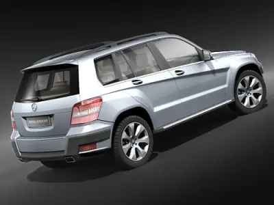 Mercedes GLK 2009 3D model