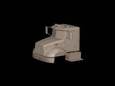 peterbilt 335 2005 truck 3d print model 3D print model