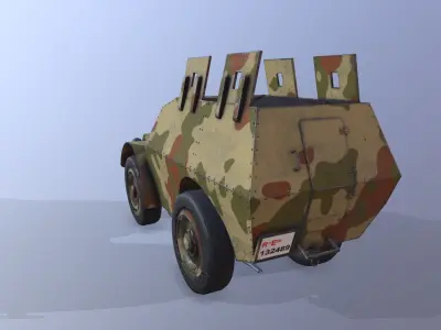 FIAT - SPA Autoprotetto S 37 Low-poly 3D model