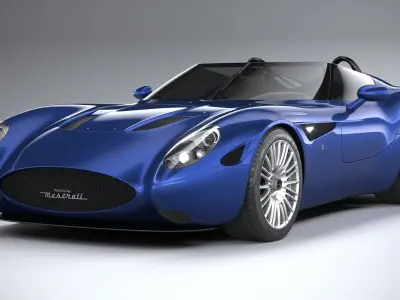 Zagato Mostro Barchetta 2022 3D model