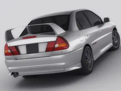  Mitsubishi Lancer Evo IV 3D model