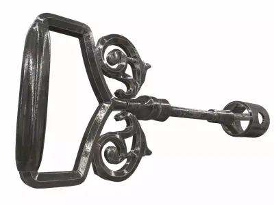 Ornamental key 1 3D model