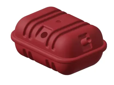 Plastic Truck Fuel Tank 3D model