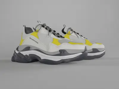 balenciaga triple s 3D model