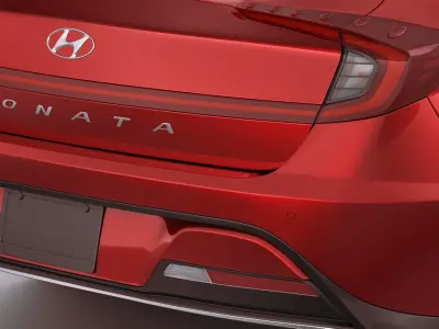 Hyundai Sonata 2020 3D model
