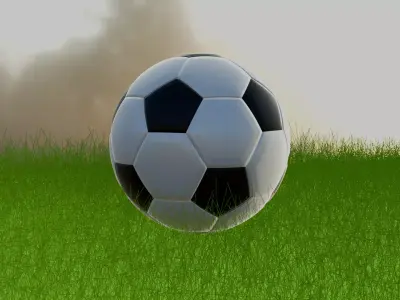 soccer ball Free low-poly 3D model purchase
