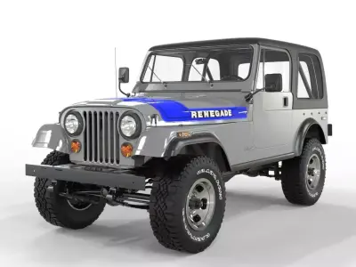 Jeep CJ7 1982  3D model
