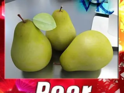 Pear High Resolution 3D model