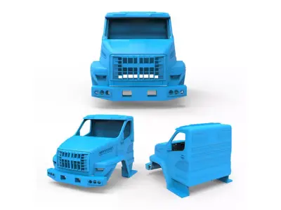 Ural Next Truck Cabin 3D print model