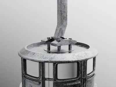 Cable Car Ski Lift  3D model