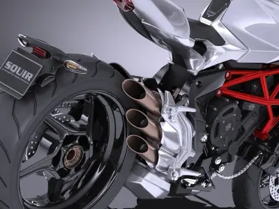 MV Agusta brutale 800 3D model