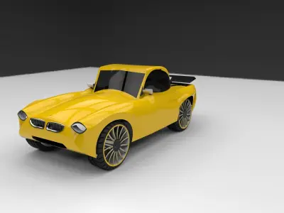 Vintage car Free 3D model