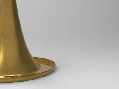 Mizu Side Table Low-poly 3D model