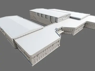 Sport Complex ID024 3D model