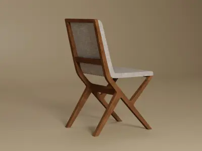 Nikkachair 3D model Low-poly 3D model 3D model