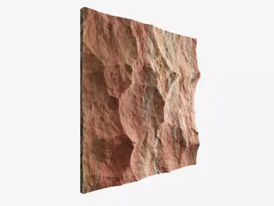 238-RockPanel sandstone wall texture 3D model