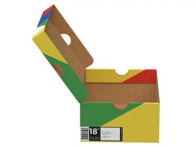 Nike Shoe Box PBR 19 Low-poly 3D model
