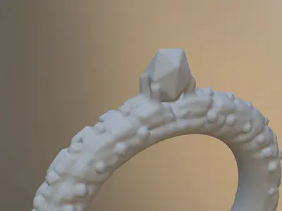 Engagement Ring Free 3D model