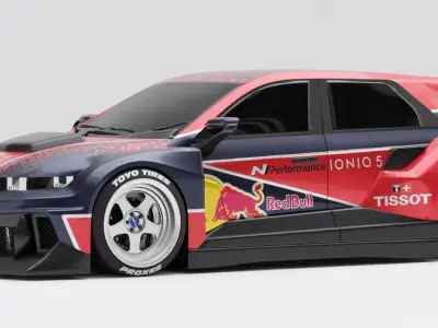 Hyundai Ioniq 5 Racing Edition 3D model