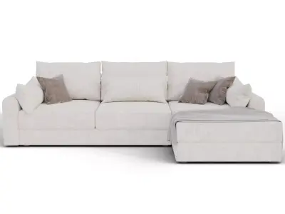 Modern corner sofa 3D model