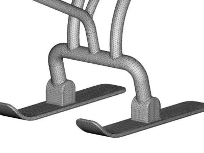 Kids Skating Bike 3D model