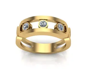 Messika ring 58 3D print model