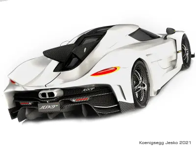 Koenigsegg Jesko 2021 3D model