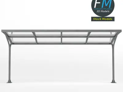 Outdoor shelter 1 3D model