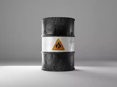 Oil Barrel Game Ready model Realistic Low Poly Mesh Low-poly 3D model