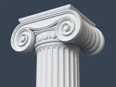 10 Classical Columns Collection 3D model
