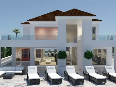 Luxurious Villa 3D model