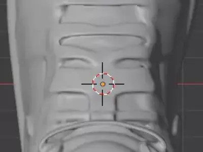 3D model Air Jordan 1 Chicago sneaker with a Nike Dunk sole 3D print model