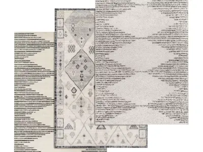 Rug Set 572 3D model