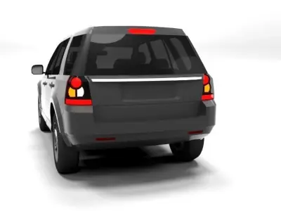 LAND ROVER FREELANDER 2011LOWPOLY Low-poly 3D model