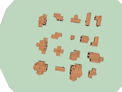 House Set 3D model