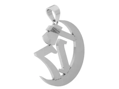 17 Number Pendant 3803 3D print model
