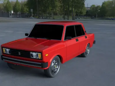 Lada Nova Riva HDRI 3D model