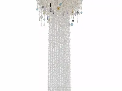 Chandelier San Remo H 1 4 50 N 3D model