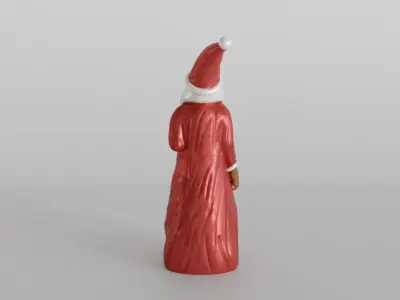 Holiday Home Decor Christmas Santa Holding Gift 3D print model