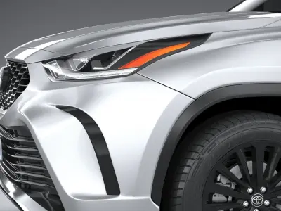 Toyota Higlander XSE 2024 3D model