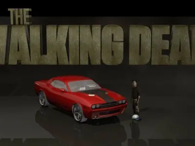 Walking Dead Glen Set 3D model