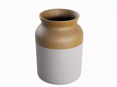 Medieval Salt Shaker Low-poly 3D model
