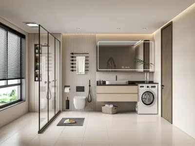 Bathroom 34 3D model